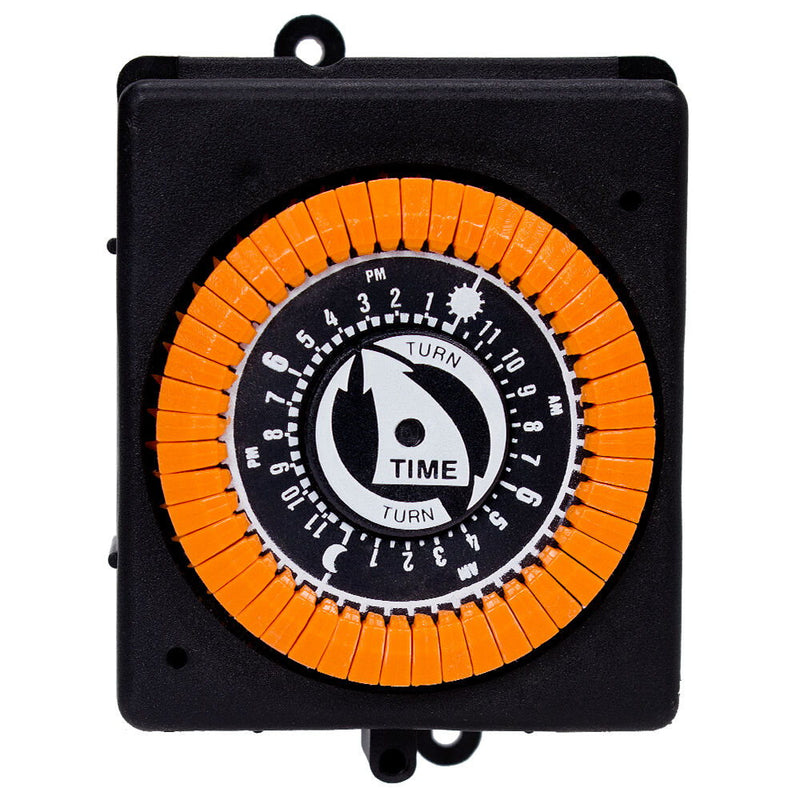 Intermatic PB914N  24-Hour 208-277V Mechanical Panel Mount Timer, 48 Trippers