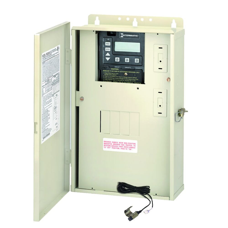 Intermatic - PE25300F - 60 A Load Center with P1353ME Mechanism and Freeze Protection Probe