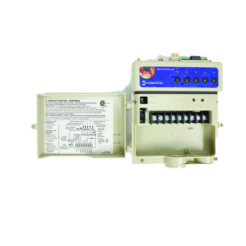 Intermatic PE653 MultiWave® 5-Circuit Wireless Receiver