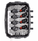 Rain Bird - Kits de zona de caudal medio con regulador de presión y filtro de cesta