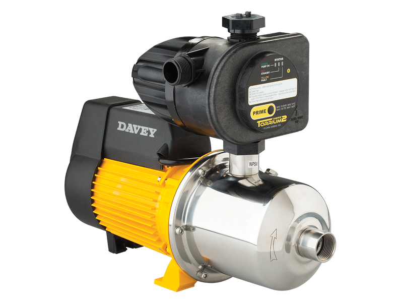 Davey Water Products BT14-45 Home Pressure Booster Pump with Torrium II Controller…