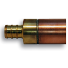 Prier P-114X Hidrante estilo TrueTemp de 14" solo para frío, níquel satinado; Pex engarzado de 1/2" - P-114X14