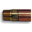 Prier P-154D 22" Hose Thread Anti-Siphon Vacuum Breaker Wall Hydrant; 1/2" MPT x 1/2" SWT **Lead Free** - P-154D22-LF