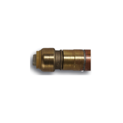 Prier P-154G Hidrante de pared antisifón con rosca de manguera de 18"; Ajuste a presión de 1/2" **Sin plomo** - P-154G18-LF