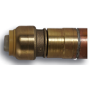 Prier P-154G Hidrante de pared antisifón con rosca de manguera de 4"; Ajuste a presión de 1/2" **Sin plomo** - P-154G04-LF
