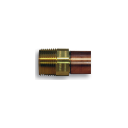 Prier P-154T 4" Hose Thread Anti-Siphon Vacuum Breaker Wall Hydrant; 3/4" MPT x 1/2" FPT **Lead Free** - P-154T04-LF