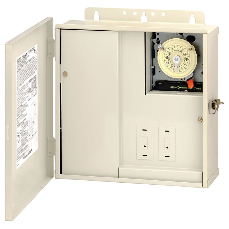 Intermatic T10004RT1 Control Panel with 100 W Transformer and T104M Mechanism