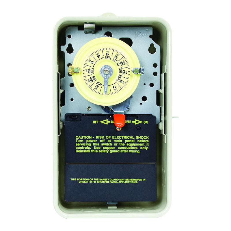 Intermatic - T104R3 - 24-Hour 208-277V Mechanical Time Switch, DPST, Type 3R Metal Enclosure