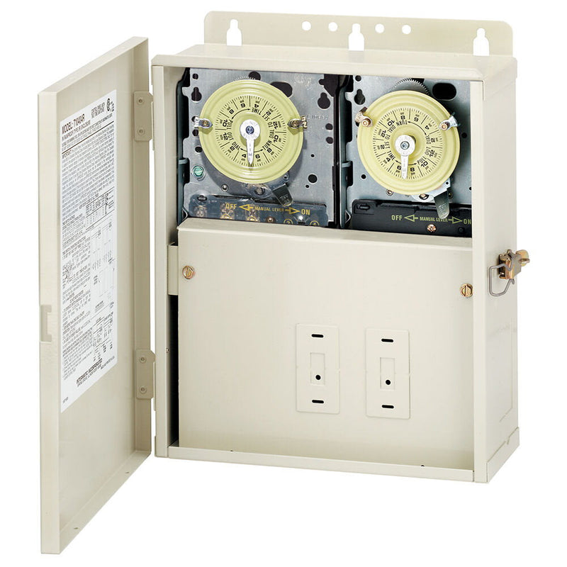 Intermatic T10604R Control Panel with T106M & T104M Mechanisms
