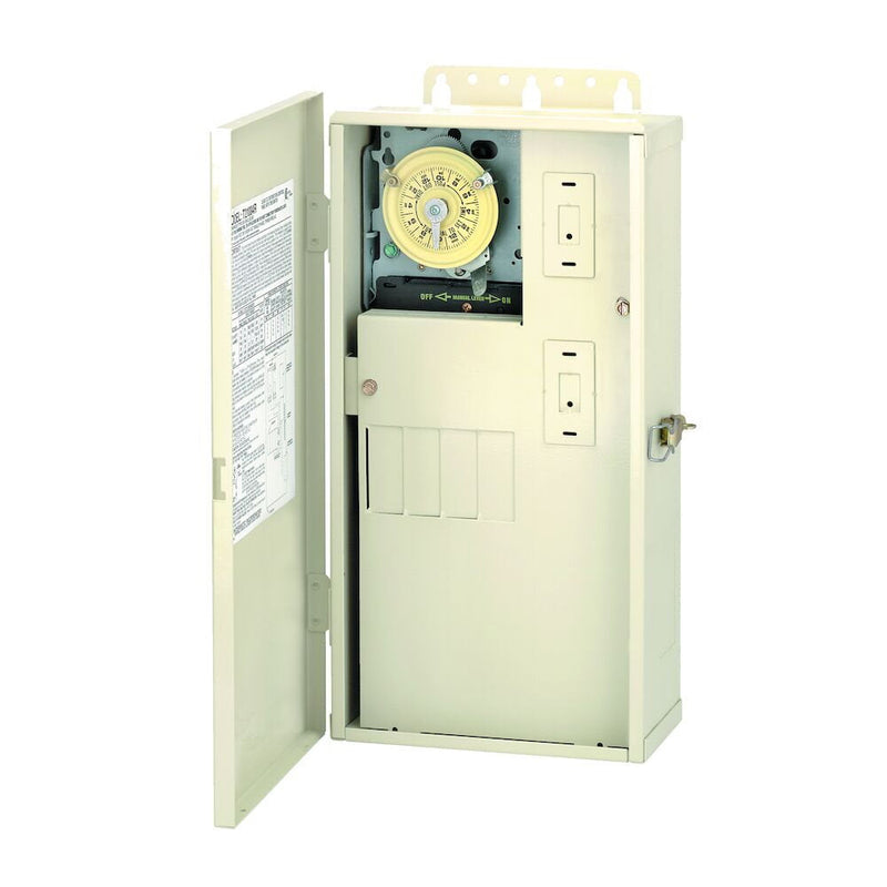 Centro de carga Intermatic T21004R 60 A con mecanismo T104M, espacios de 4 disyuntores