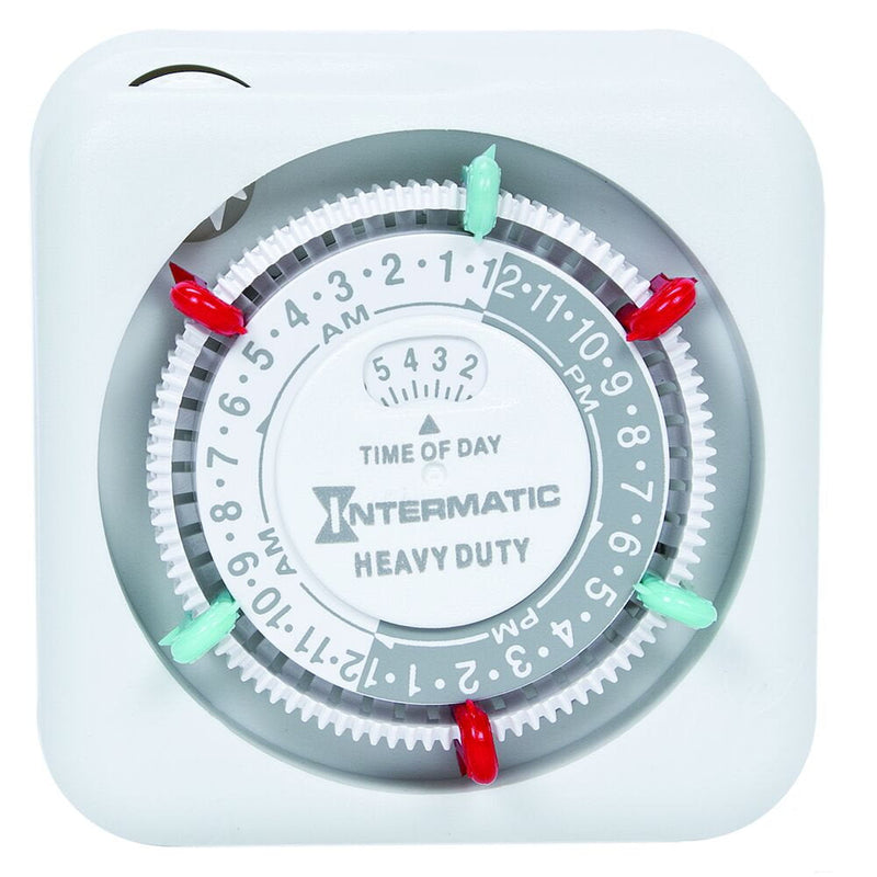 Intermatic - TN311 - Heavy-Duty 24-Hour Indoor Mechanical Plug-In Timer