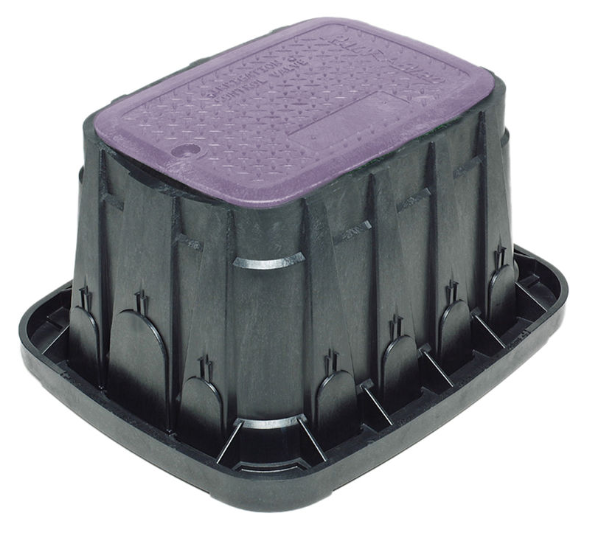 Rain Bird - VB-STDP Standard Rectangular Valve Box w/Purple Lid