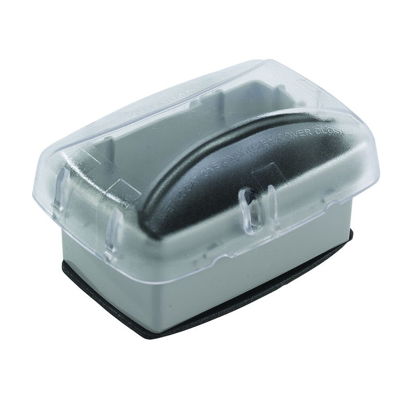 Intermatic - WP3100C - Plastic In-Use Weatherproof Cover, Single-Gang, Vrt/Hrz, 2.75" Clear