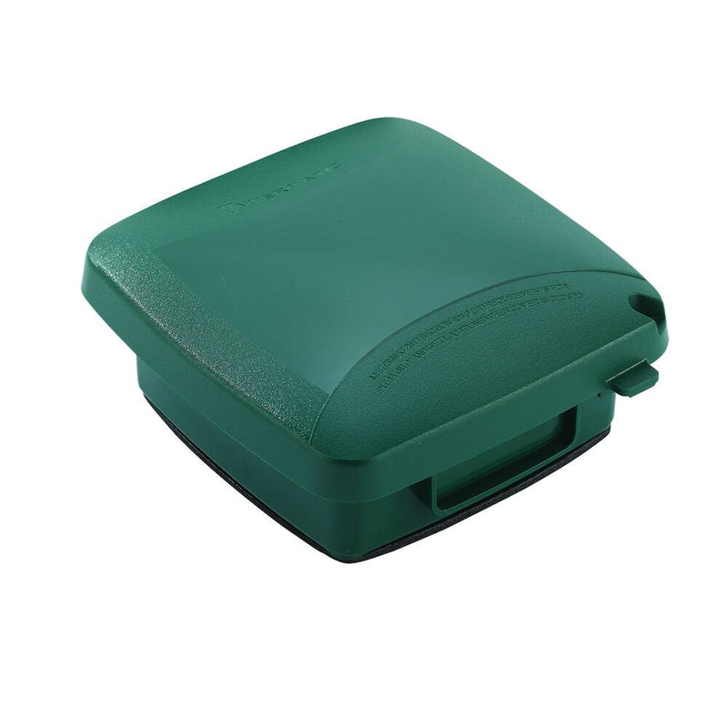 Intermatic WP5220GN  Extra-Duty Plastic In-Use Weatherproof Cover, Double-Gang, Vrt, 2.25" Green