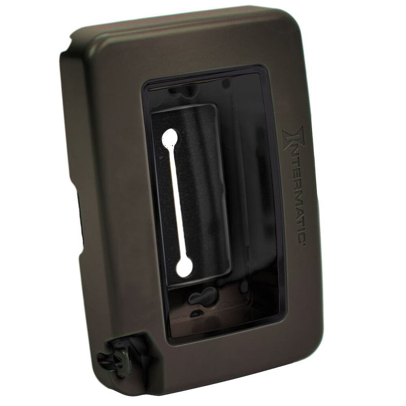 Intermatic WP6000BR Cubierta resistente a la intemperie de plástico de perfil bajo, de una sola unidad, Vrt/Hrz, Bronce