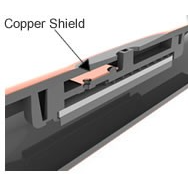 Rain Bird - Línea de goteo XFS Sub-Surface XFS0912500 con tecnología Copper Shield - 0,9 GPH, espaciado de 12", bobina de 500 pies