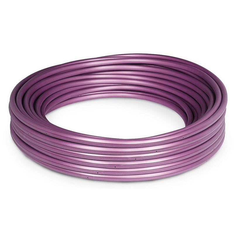 Rain Bird XFSCVP912500 Línea de goteo subterránea con válvulas de retención, espaciado de 0,9 GPH, 12 pulgadas, bobina de 250 pies, tubo morado 