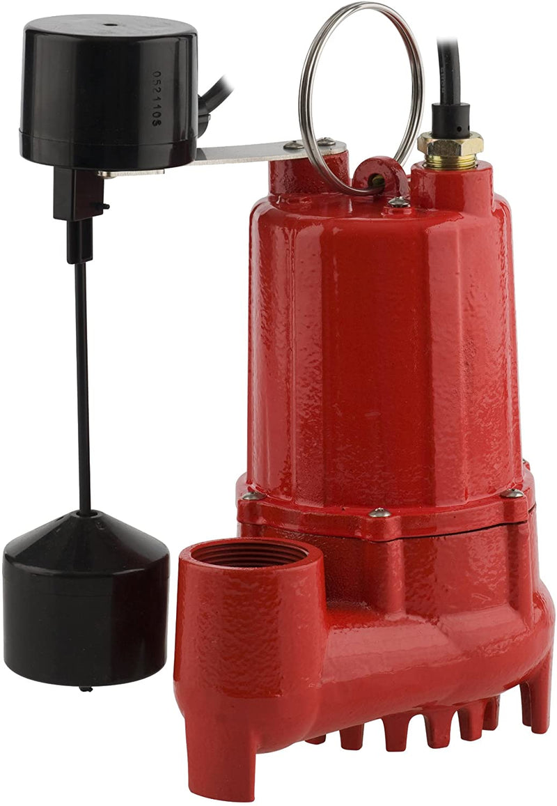 Red Lion RL-SC50V Accesorios Bomba de sumidero de 1/2 HP, 4300 GPH - Hierro fundido con interruptor vertical