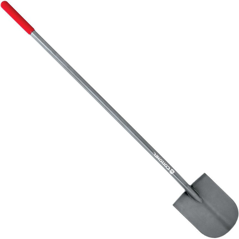 Corona, Caprock Shovel, 10 in deep bowl, 48 in steel handle - 2 1/2 in handle lift