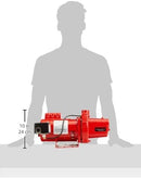 Red Lion RJS-100-PREM 602208 Premium Cast Iron Shallow Jet Pump for Wells up to 25 ft, 9.1 x 17.8 x 9.1 inches