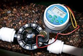 Hunter Industries Sprinkler NODE100 Controlador de estación única de nodo con solenoide de bloqueo de CC 