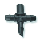 Rain Bird - Accesorio de transferencia en T con púa x púa x púa de 1/4"