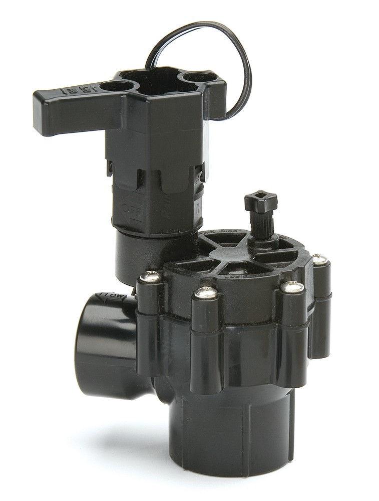 Rain Bird - 100DVA 1" DV Series Inline Plastic Residential Irrigation Valve - Angle Configuration