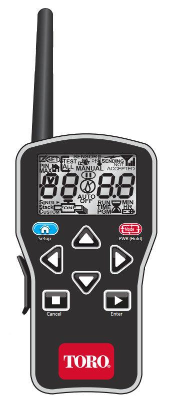 Control remoto portátil TORO para el controlador de la serie Evolution