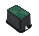 Rain Bird - PVBMST - 10 in. PVB Mini Standard Valve Box - Black Body & Drop-in Green Lid -  - Irrigation  - Big Frog Supply