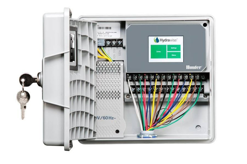Hunter Industries - Residential Outdoor Professional Grade Wi-Fi Controller With Hydrawise Web-based Software - 12 Station - Hunter Industries