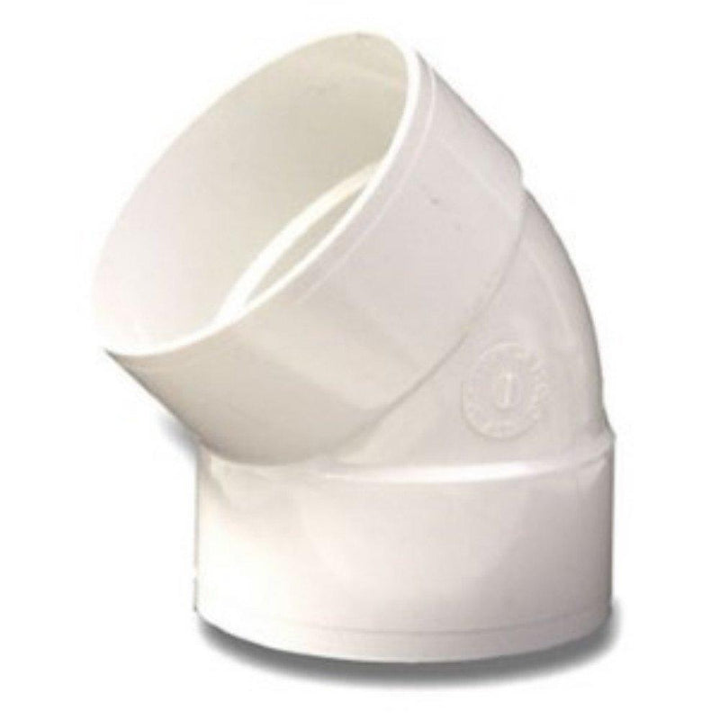 NDS - 4 Inch 45 Degree Solvent Weld PVC Elbow -  - Lawn and Garden  - Big Frog Supply