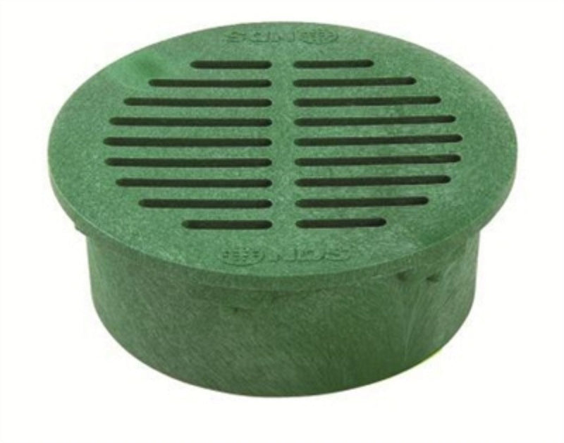 NDS - 6 Inch Green Round Grate -  - Lawn and Garden  - Big Frog Supply