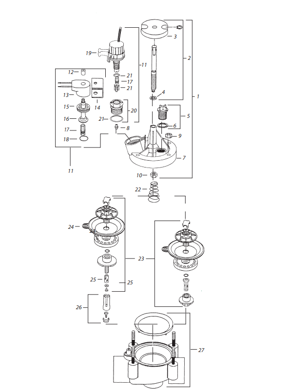 Rain Bird - 208143 100 PEB Valve Diaphragm Assembly