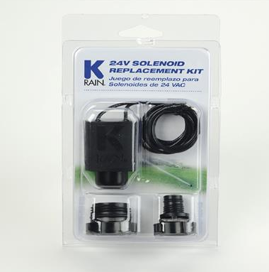 K Rain - P3004750 KIT DE SOLENOIDE DE RECAMBIO 24V, CON 1 RAINBIRD Y 1 ADAPTADOR HUNTER