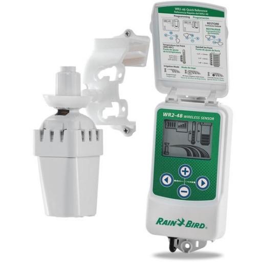 Rain Bird WR2RFC-48 - Combo inalámbrico de sensor de lluvia/congelación WR2 con retardo de lluvia de 48 horas
